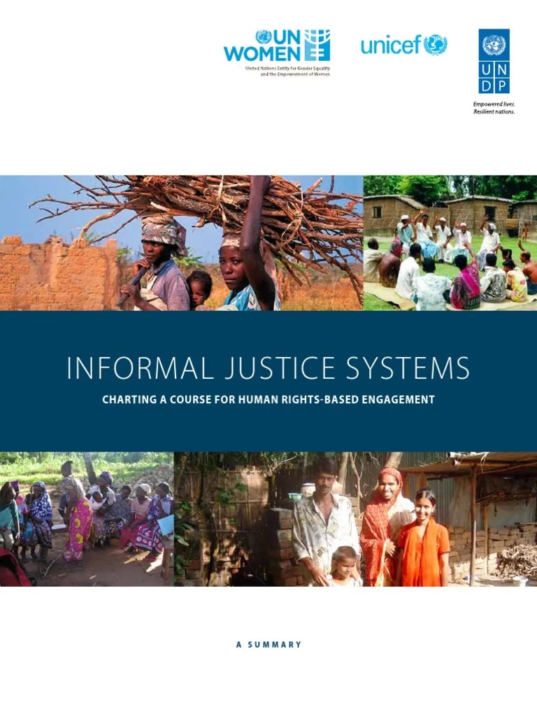 Informal Justice Systems Summary PDF Human Rights Children's Rights