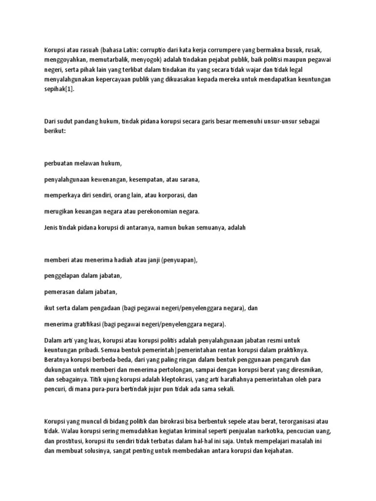 Korupsi | PDF