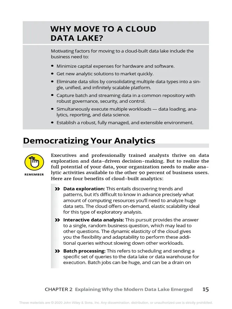 Cloud Data Lakes For Dummies Snowflake Special Edition V1 3 PDF