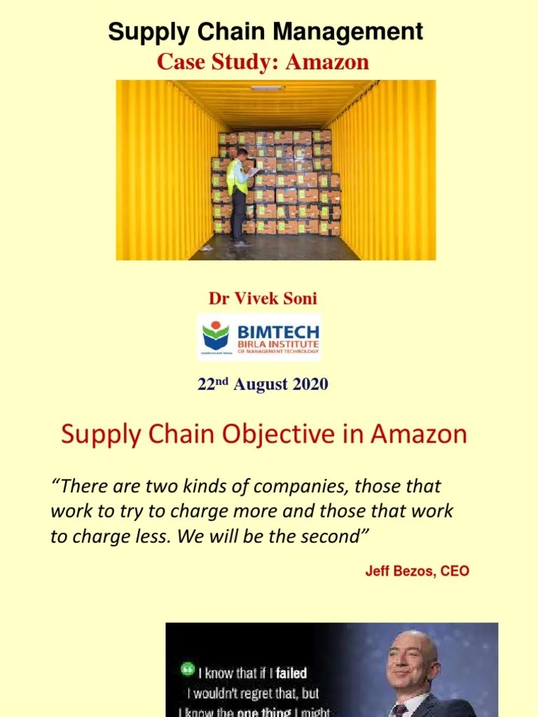 Presentation Amazon Case Study PDF Retail Walmart