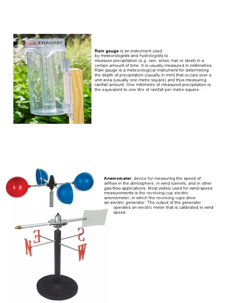 Weather Instruments PDF Weather Satellite Sky