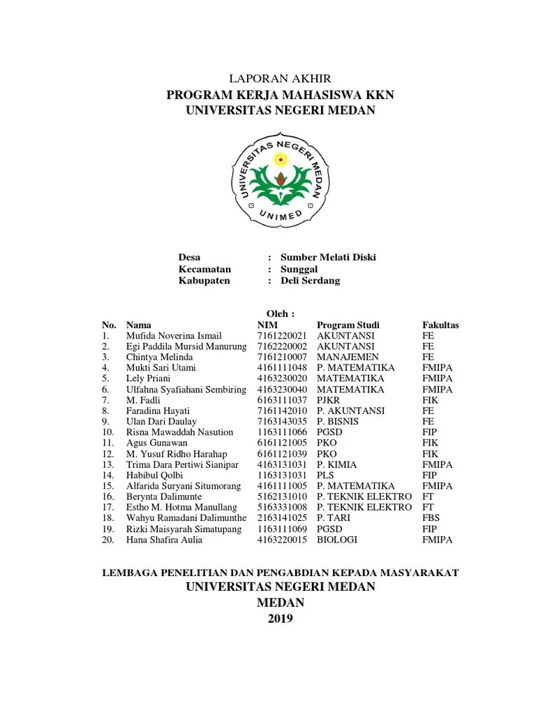 Laporan Kkn | Pdf