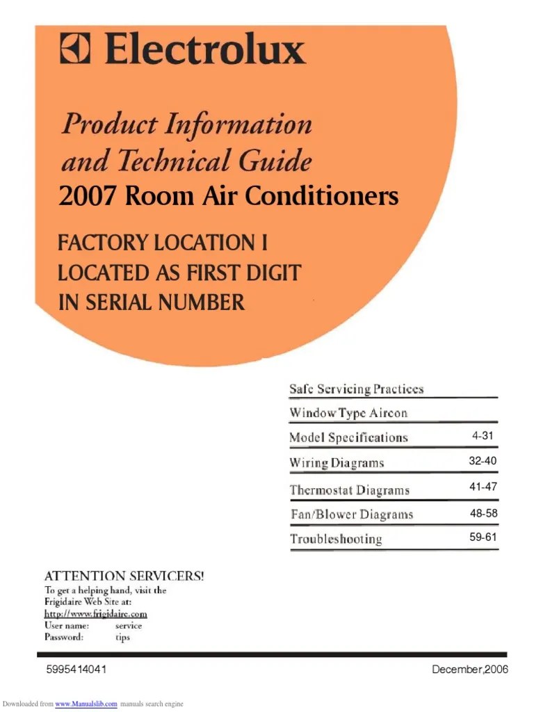2007 Room Air Conditioners: Factory Location I Located As First Digit