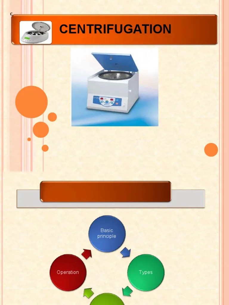 Centrifugation PDF Centrifugation Centrifuge