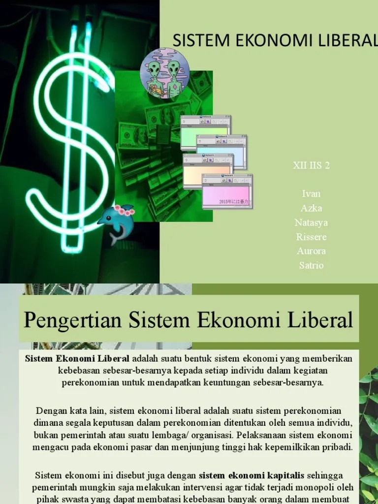 Sistem Ekonomi Liberal | PDF