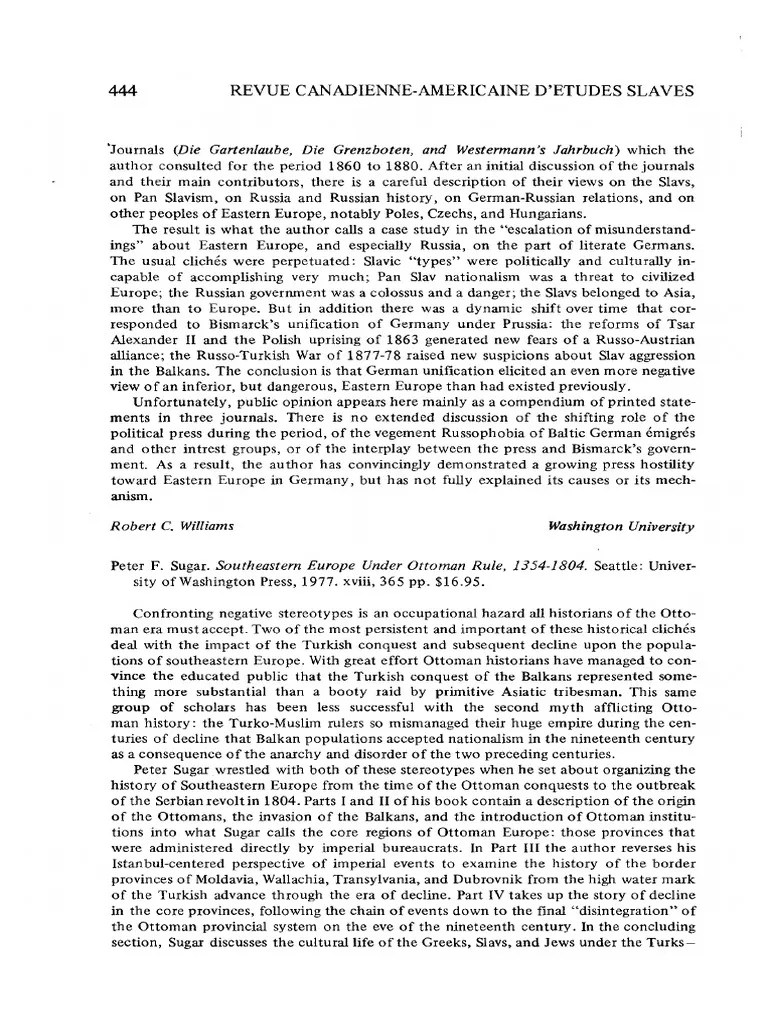 Ottomans in The Balkans PDF PDF Slavs Ottoman Empire