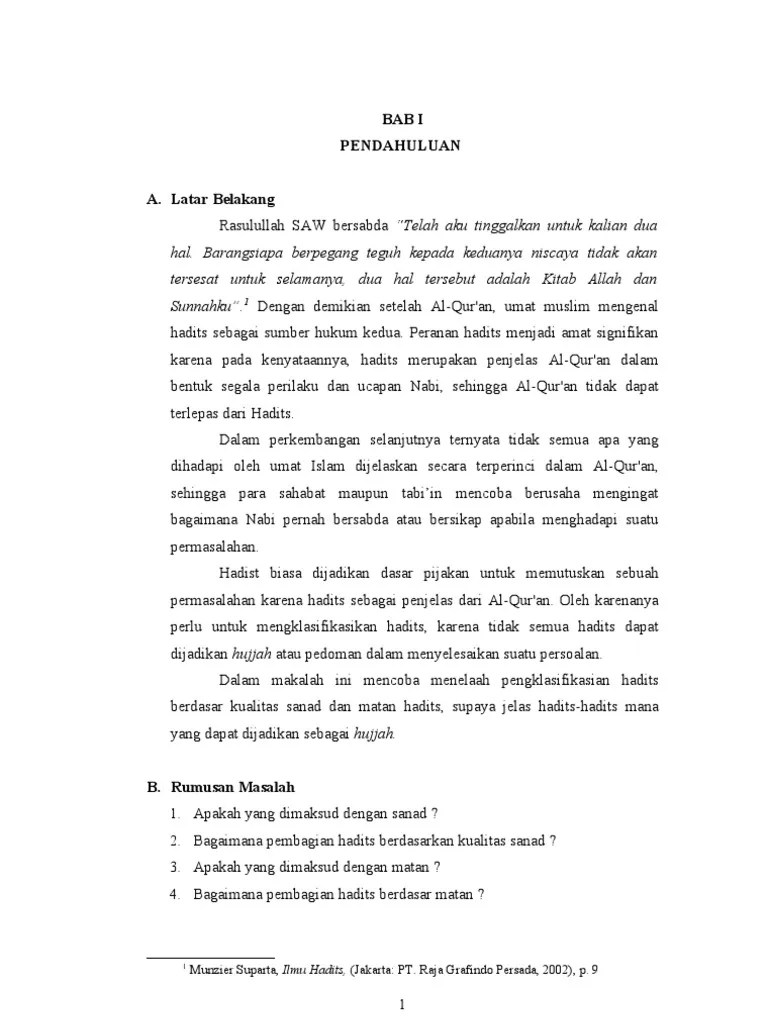 Hadis Mutawatir Ahad | PDF