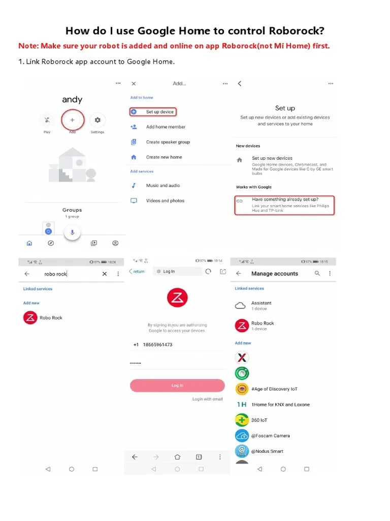 Roborock S6 MAXV Connection PDF
