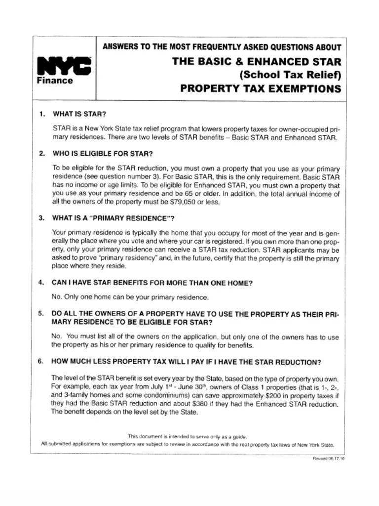 Property Tax Exemptions