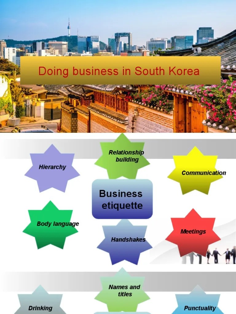 Doing Business in South Korea PDF Tableware South Korea