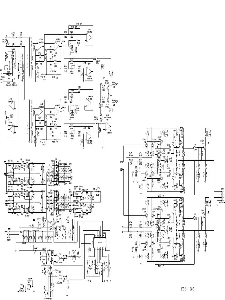 Diagrama Power - Acoustik PS2-1200 PDF | PDF