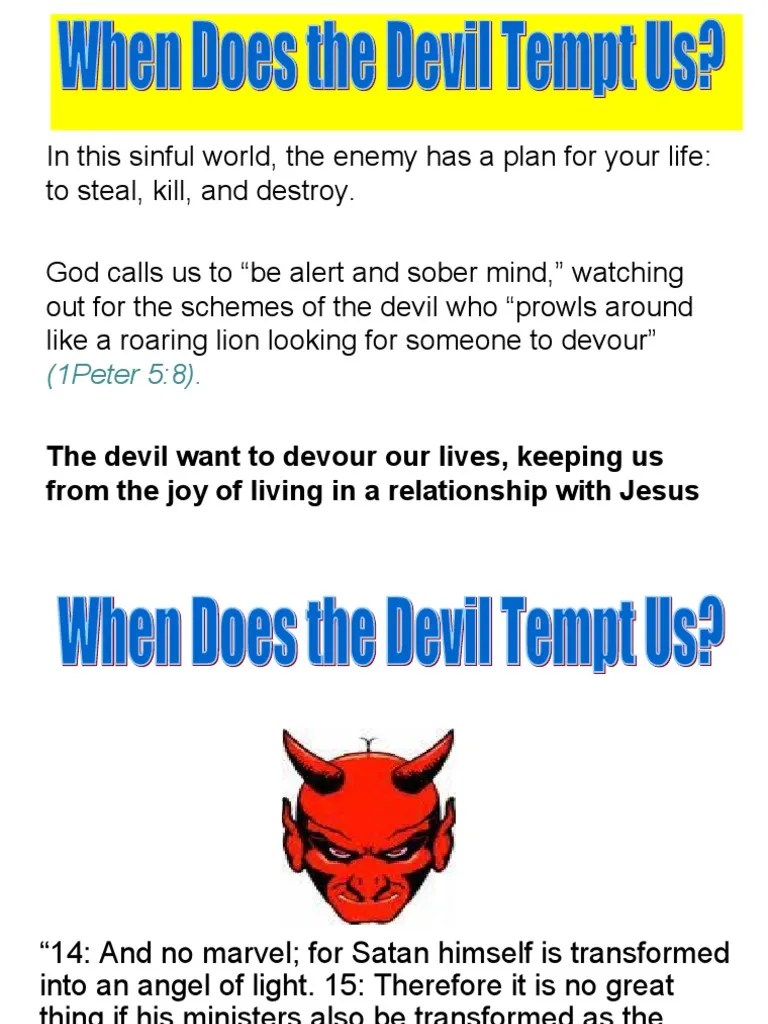 Spiritual Warfare Resist the Devil PDF