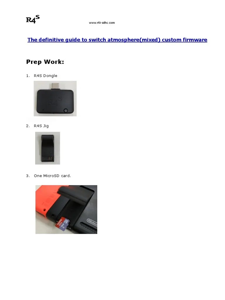 The Guide To Switch Atmosphere Custom Firmware | Download Free PDF