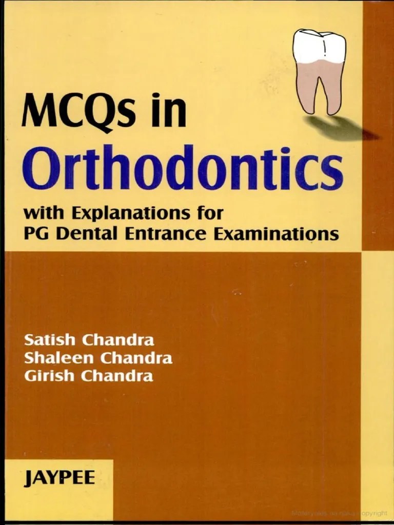 MCQs in Orthodontics PDF PDF