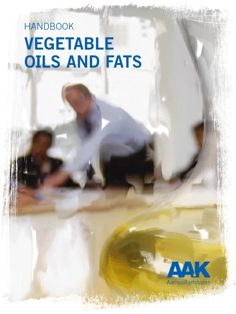 Karlshamns Handbook Vegetable Oils and Fats 2007 PDF Fatty Acid Lipid