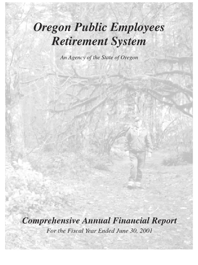 Oregon Public Employees Retirement (PERS) 2001 PDF Defined Benefit
