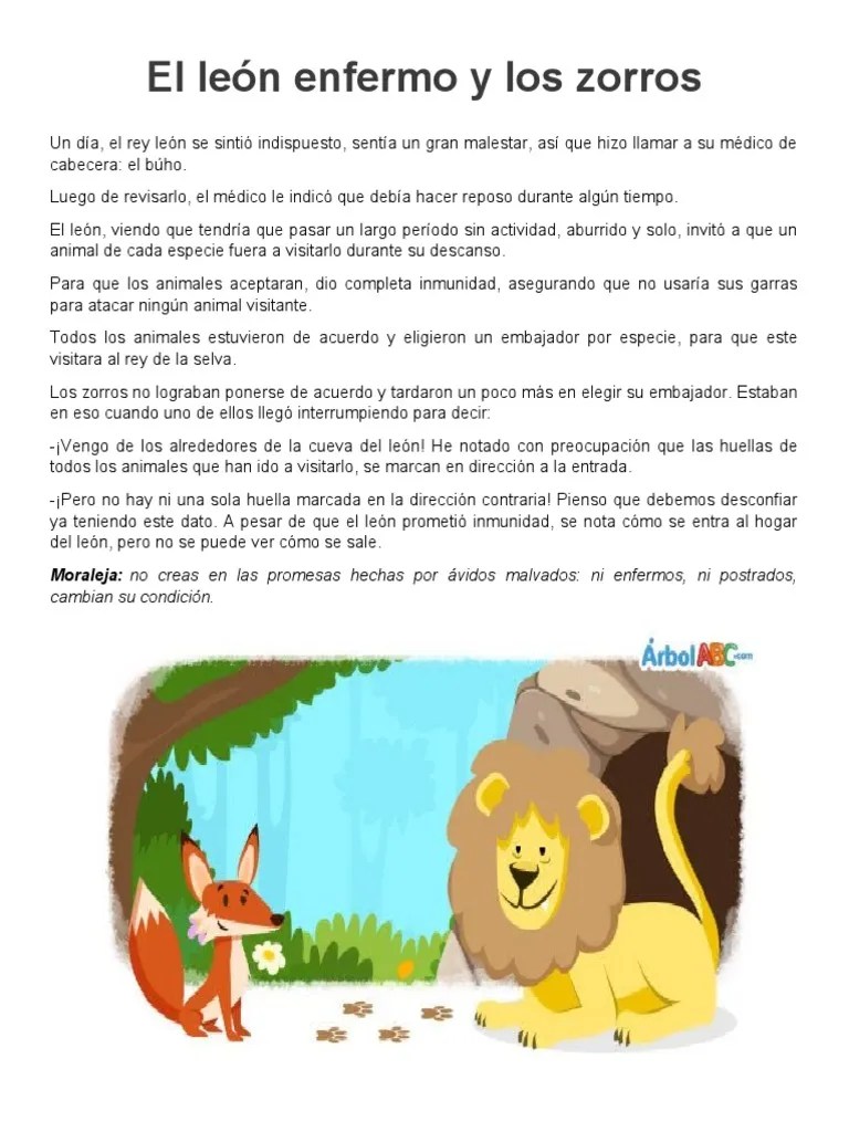 El León Enfermo y Los Zorros PDF