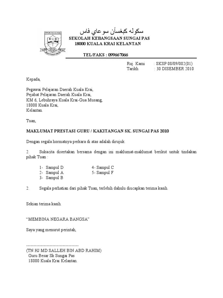 Contoh Surat Iringan Rancangan Perniagaan Contoh Surat