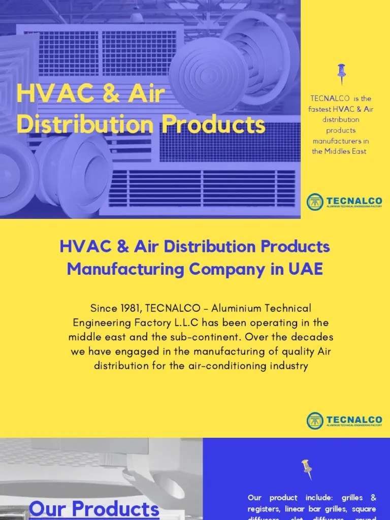 HVAC & Air Distribution Products
