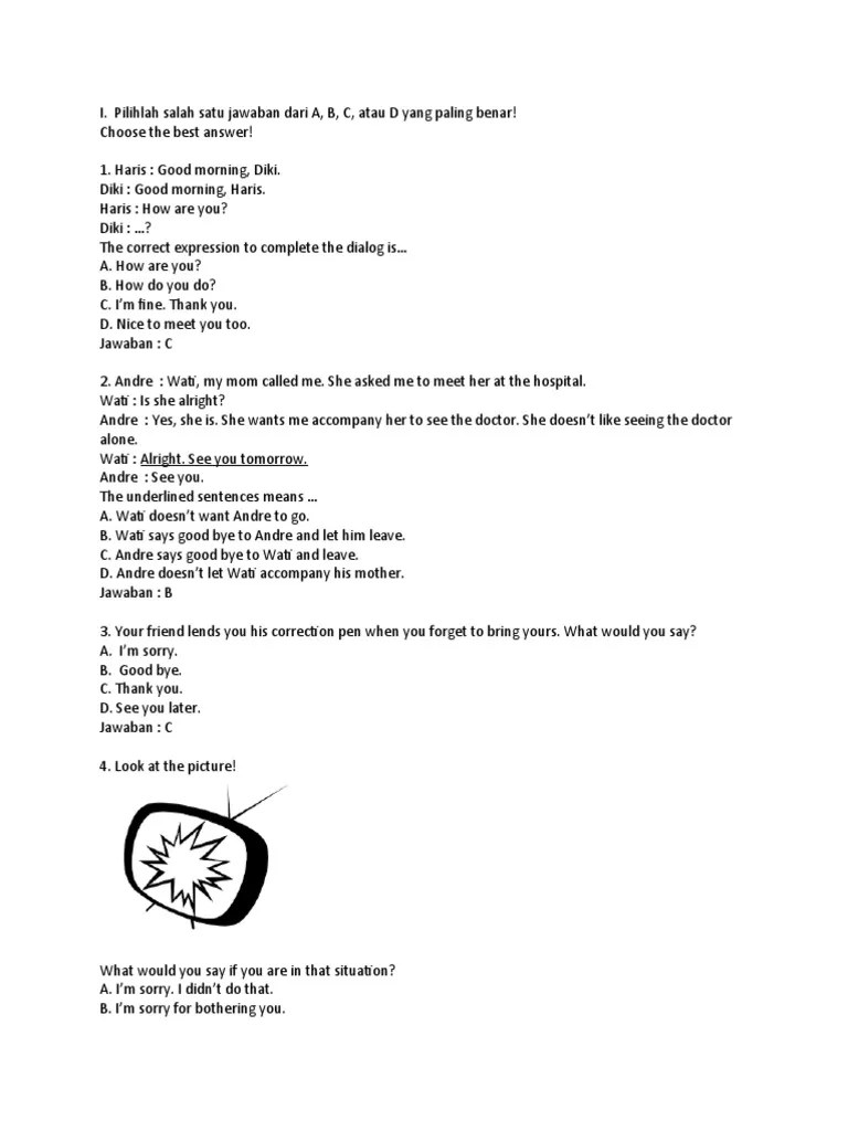 PAT English 7 2020 | PDF