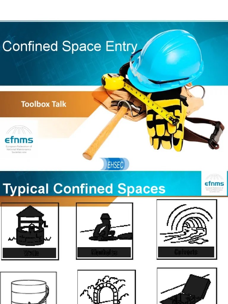 EHSEC Toolbox Talk Confined Space Entry