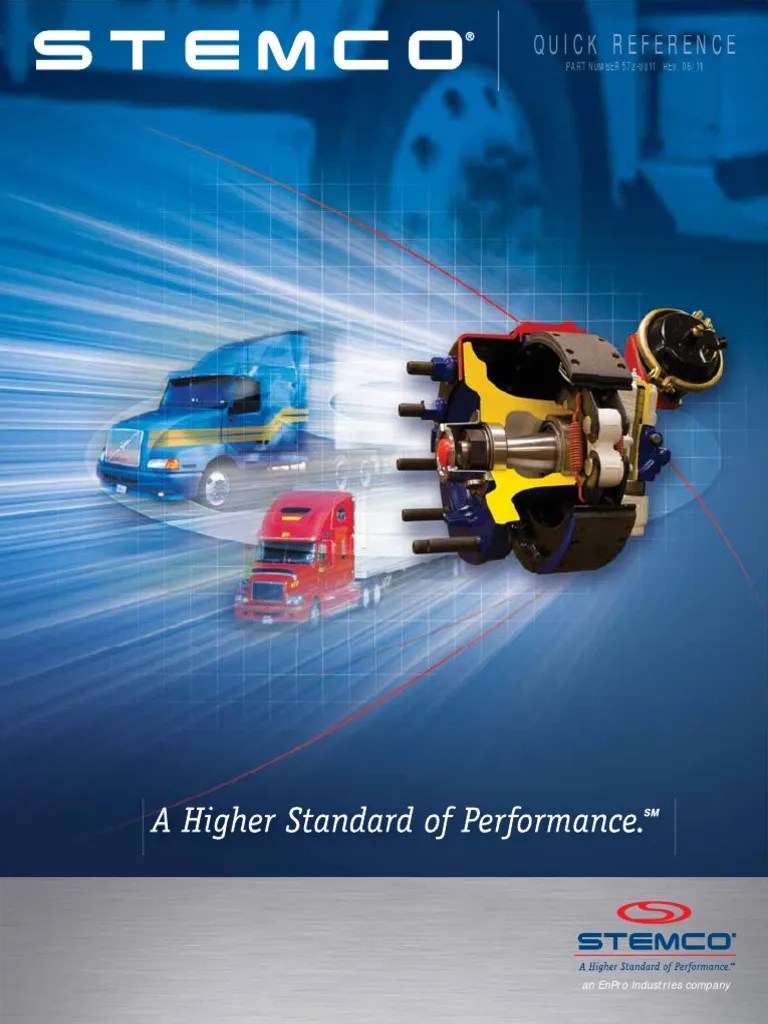 SWS Stemco 572 0011 Quick Reference 2011 PDF Bearing (Mechanical