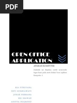 Open Office Application | PDF