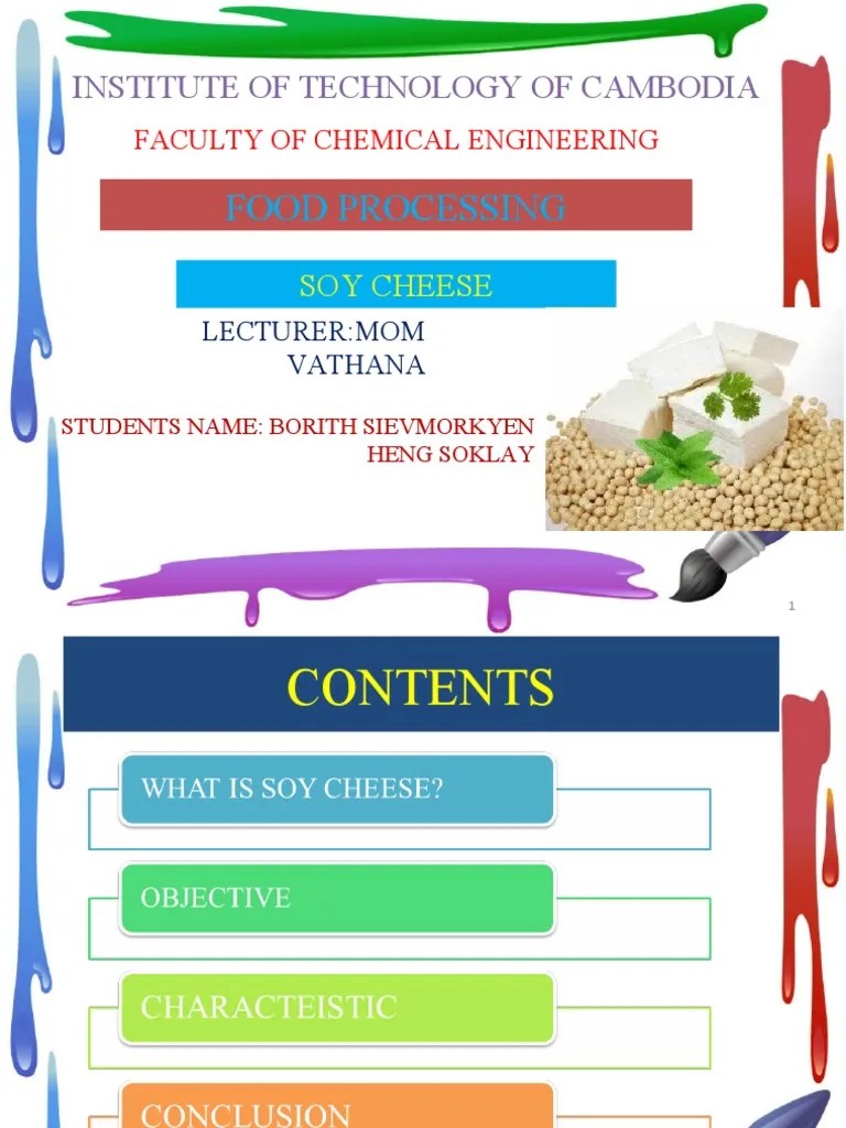Food Processing Institute of Technology of Cambodia PDF