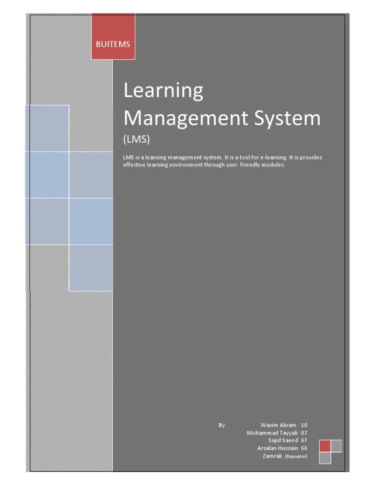 Learning Management System (LMS) Modules PDF Data Model