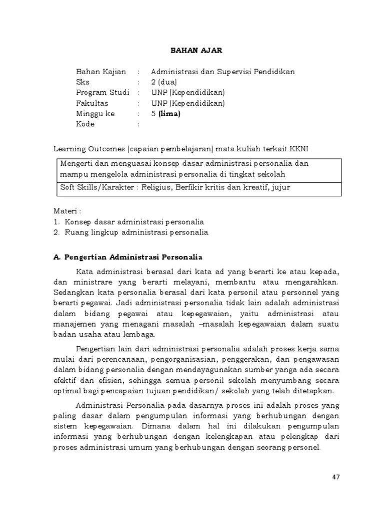 5-Perangkat-Pembjr - Adm-Personalia-OKE | PDF