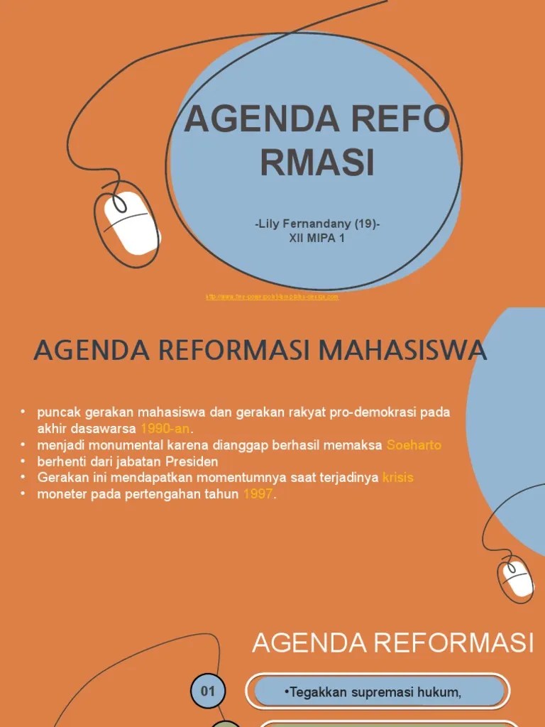 Si Agenda Reformasi Ki4 | PDF