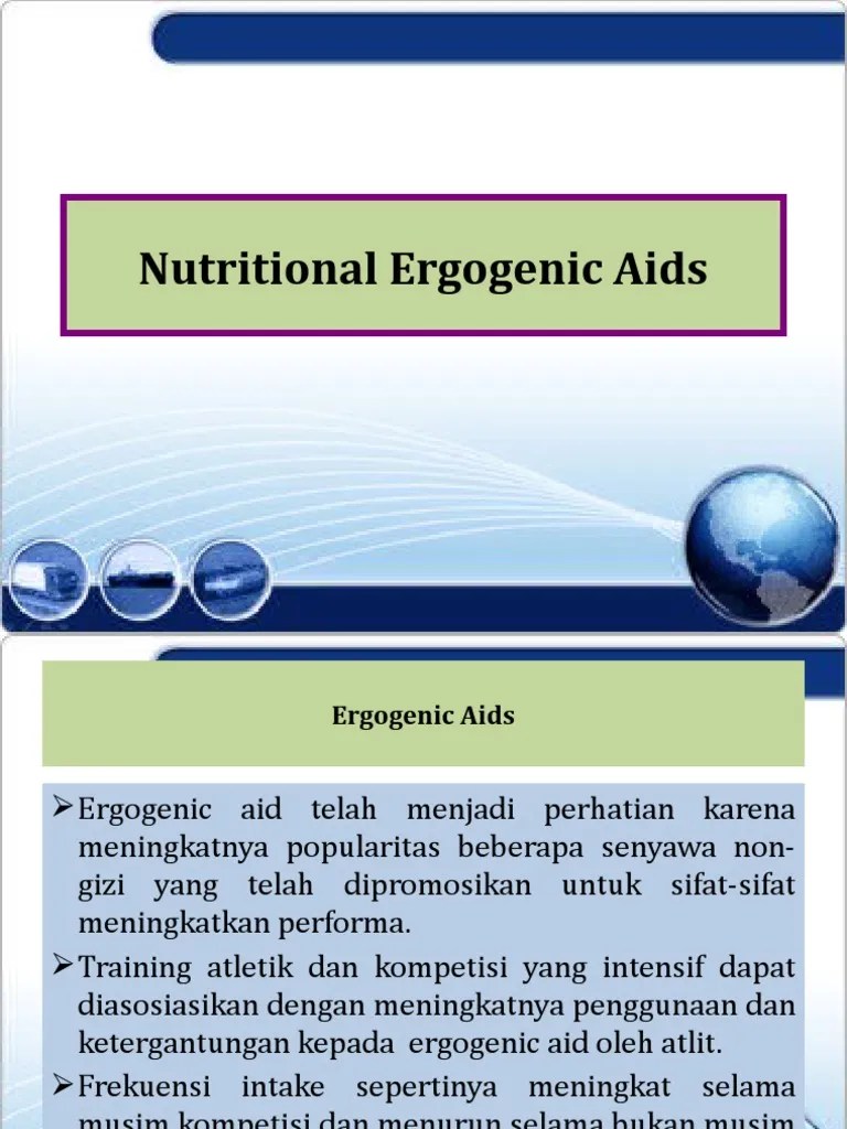 Nutritional Ergogenic Aids PDF Dietary Supplements Nutrition