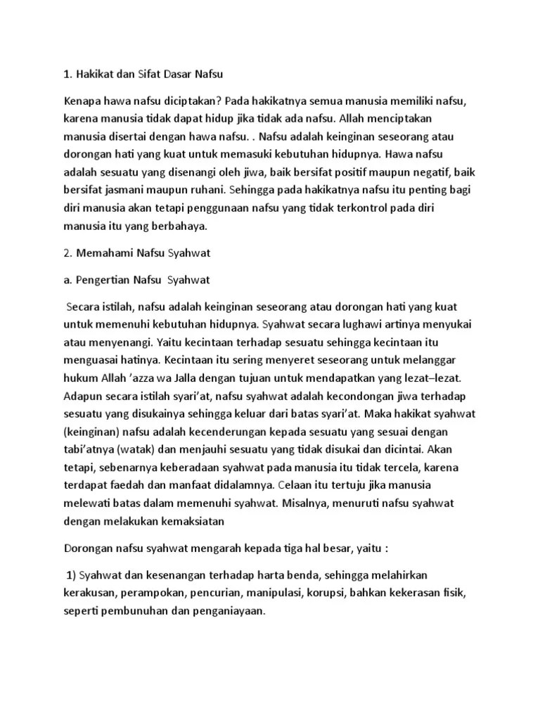 Rangkuman Aqidah Materi 1 - 2a