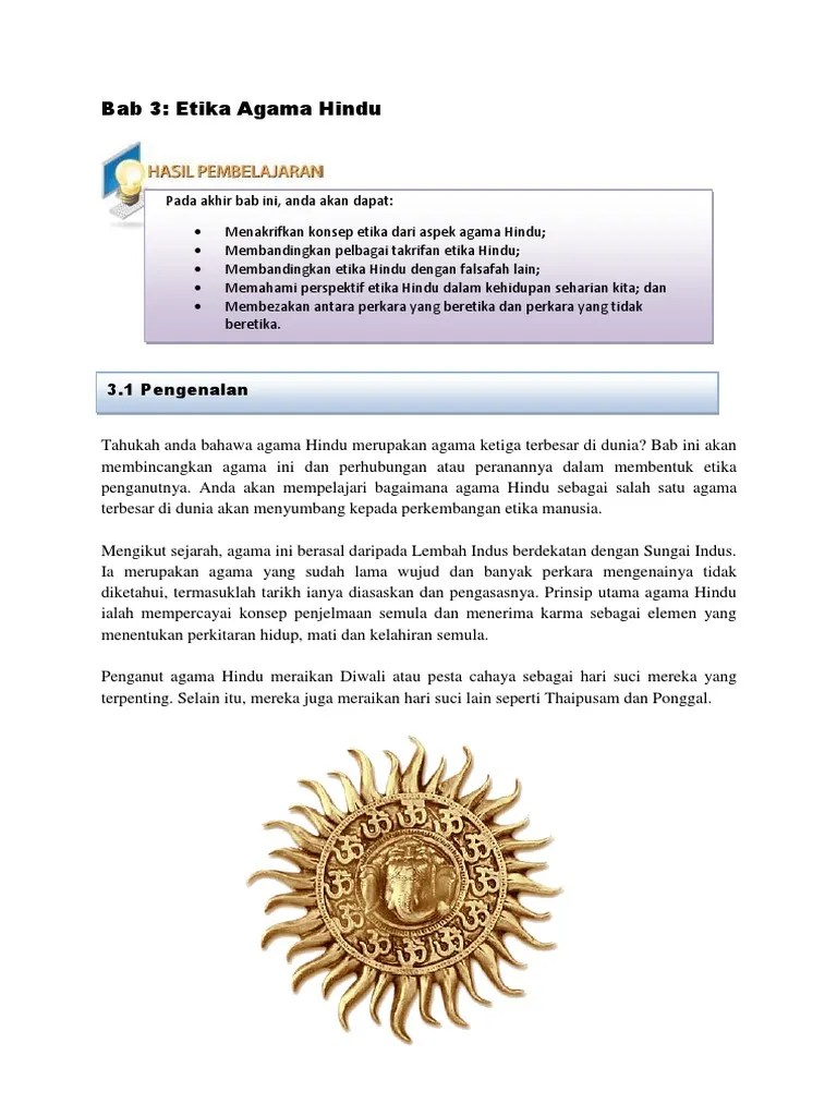 Ajaran Agama Hindu Berasal Dari