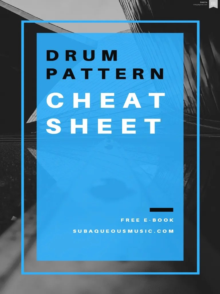 Drum Programming Cheat Sheet PDF PDF Music Technology Electronic