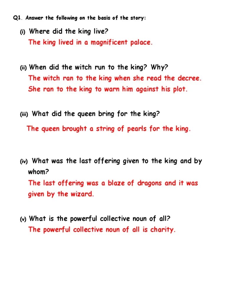 Answer Key Reading Comprehension (Part 1) | PDF