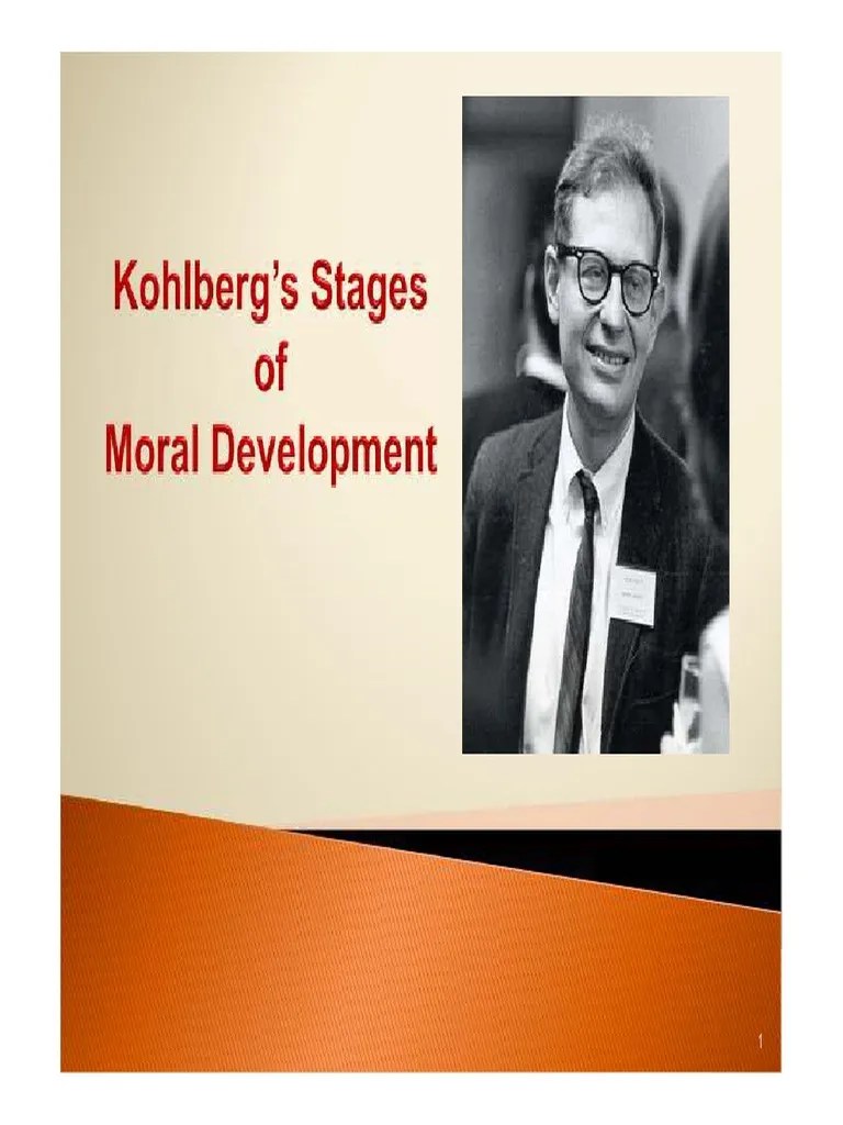 01 Kohlberg S Stages of Moral Development PDF Morality Applied