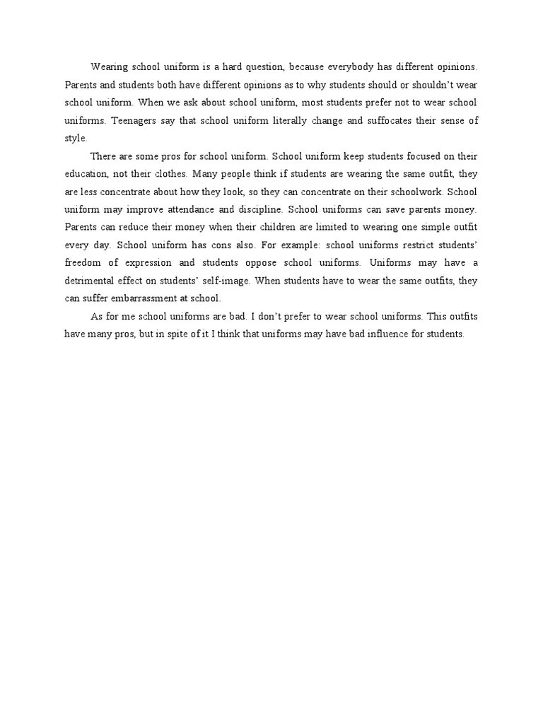 The Debate Over School Uniforms Balancing Student Freedom of