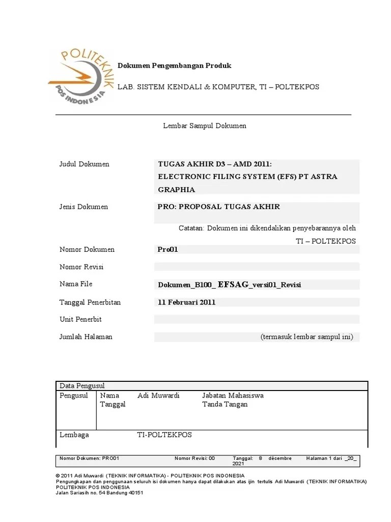 Electronic Filing System PDF