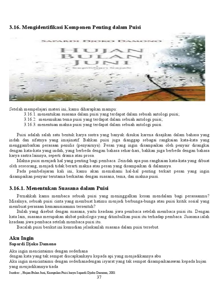 KD 3.16 Puisi | PDF