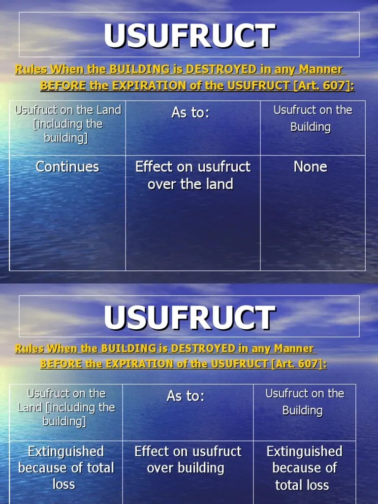 Learning The Usufruct Table PDF Insurance Law And Economics