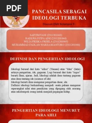 9 Pancasila Sebagai Ideologi Terbuka | PDF