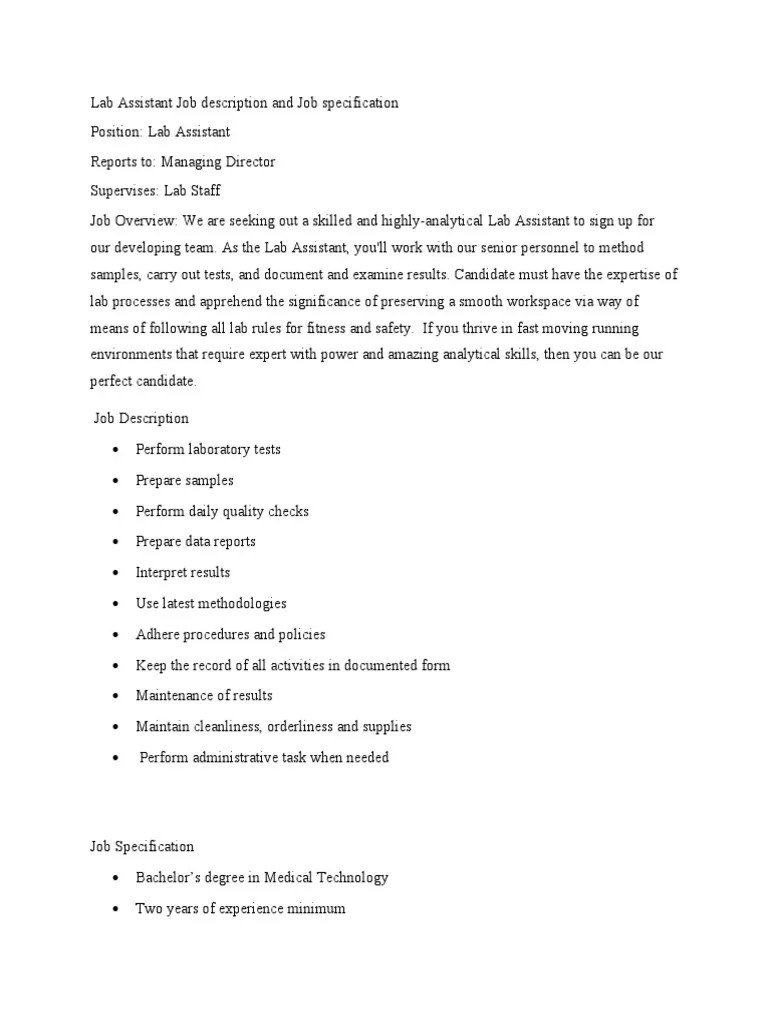 JD & Js With Appraisal Tool. PDF Laboratories Performance Appraisal