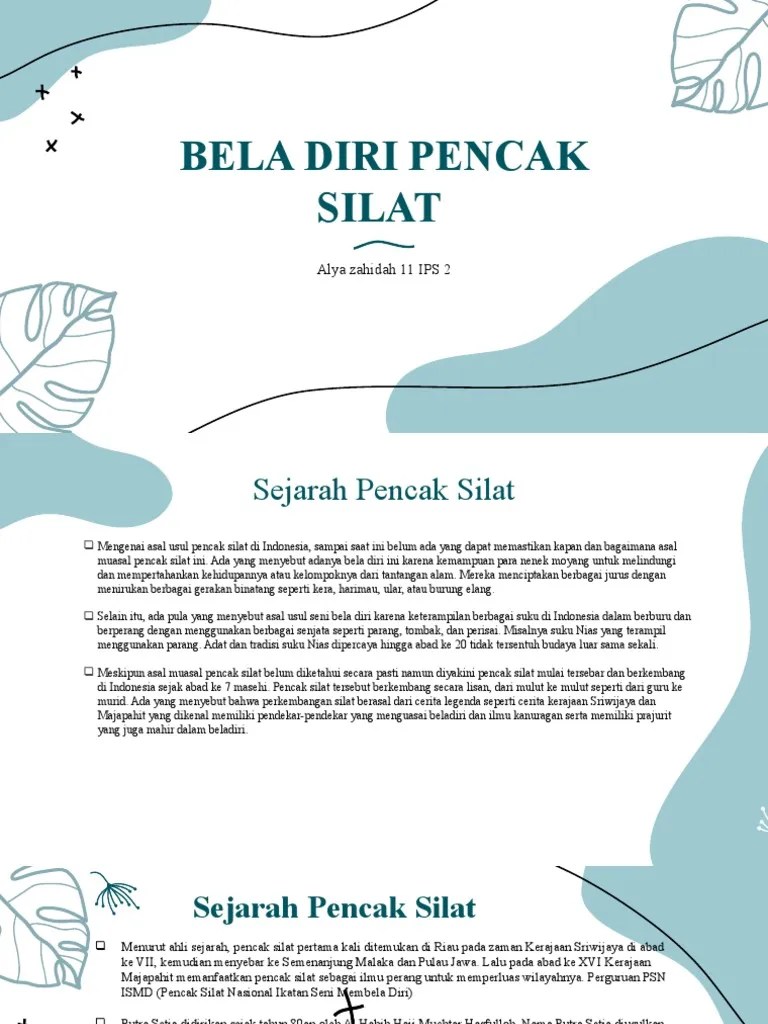 Tugas PPT PJOK Pencak Silat | PDF