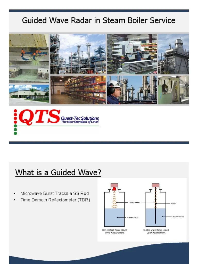 Accurate Level Measurement in Steam Boilers Using Guided Wave Radar