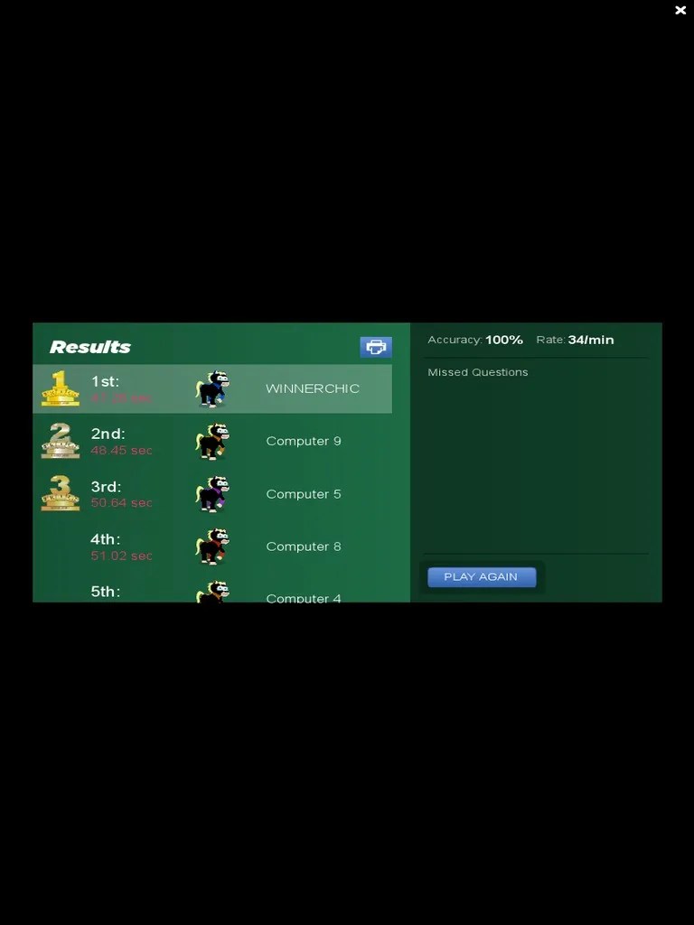 Division Derby Math Playground PDF Multiplication Teaching