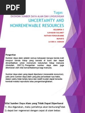 Sumber Daya Alam | PDF