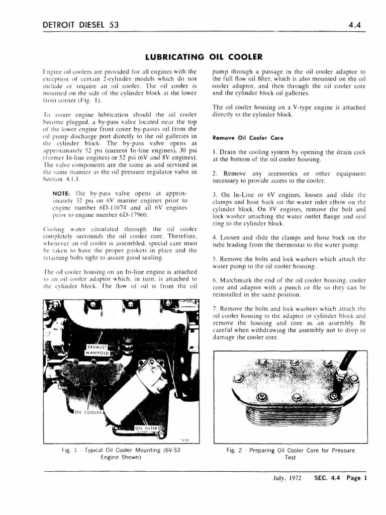 Detroit Diesel Series 53 Service Manual 07 | PDF