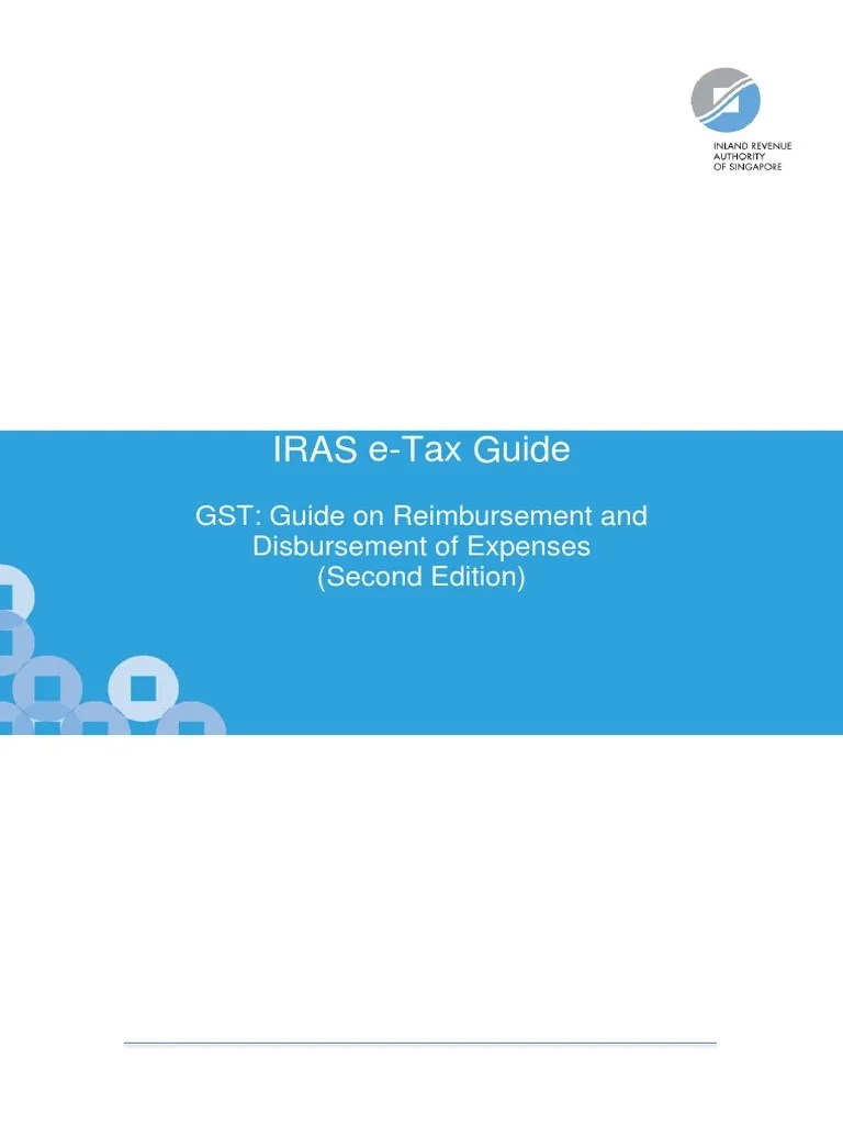 GST Guide on Reimbursement and Disbursement of Expenses