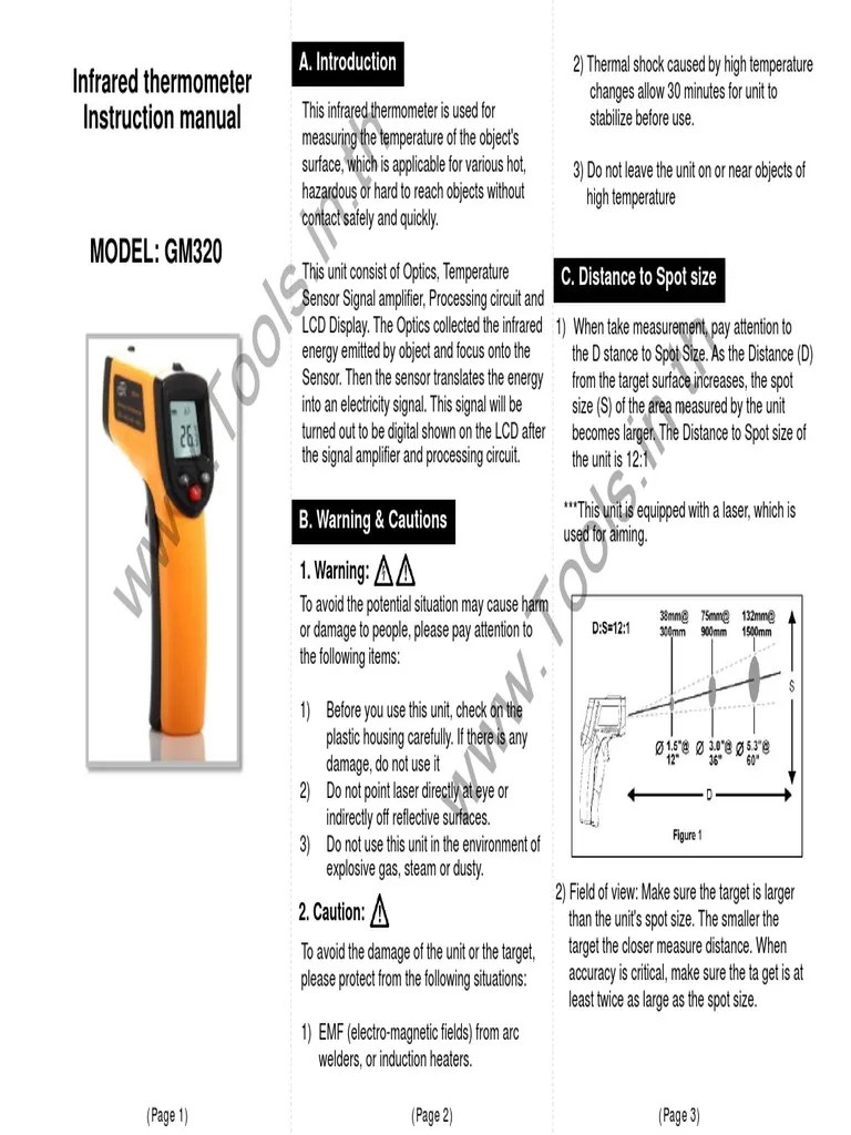 WWW Tools.in TH WWW Tools.in TH Infrared Thermometer